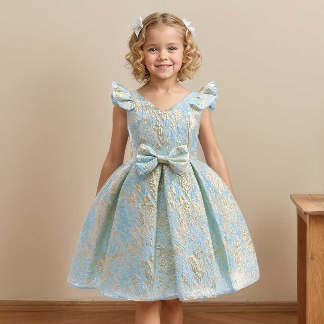 Shiny Sky Bow Dress