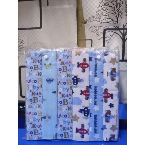 Baby Receiving Blankets for Boys' - Set of 6