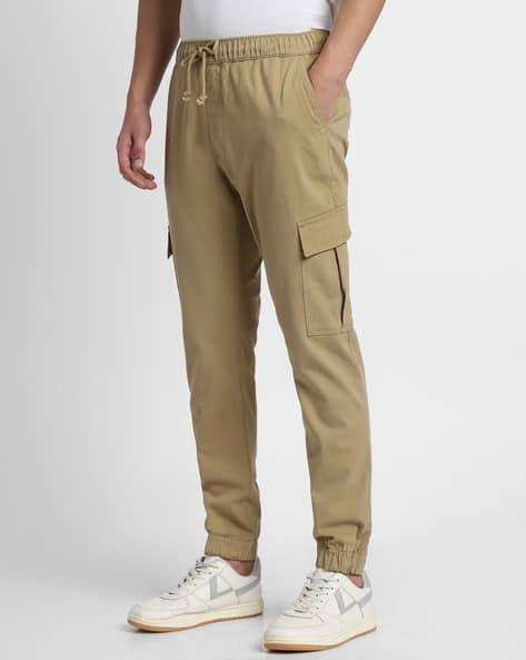 Khaki Cargo Joggers for Teenagers