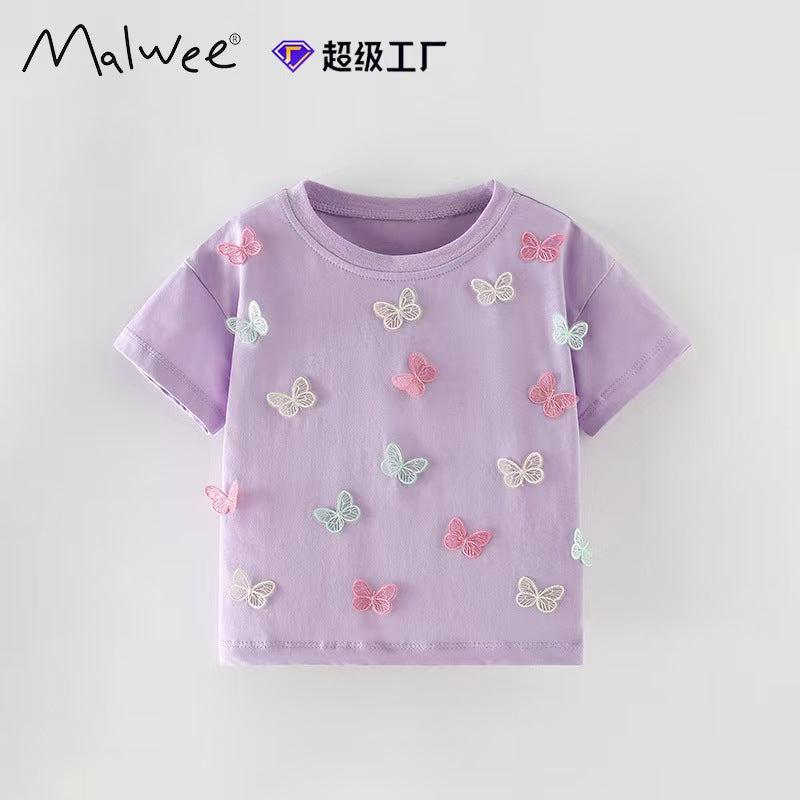 Girl's Butterfly Garden T-shirt