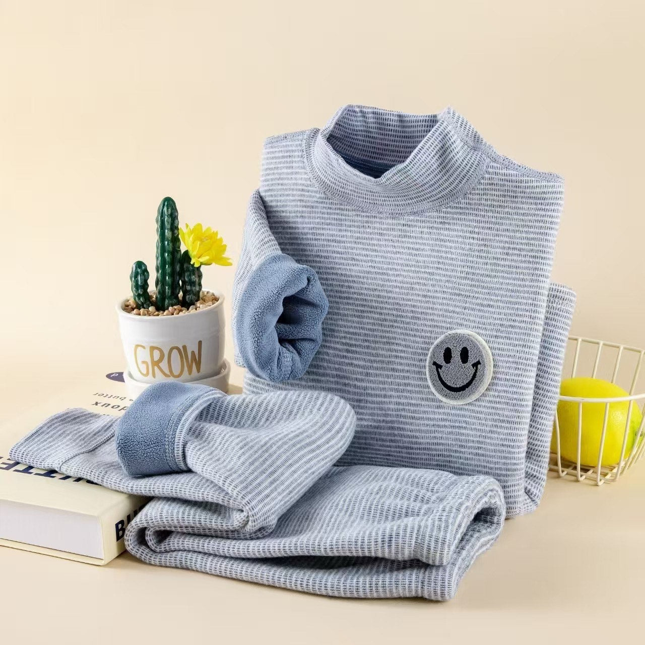 Smiley Snuggle Boys' Pyjama Set