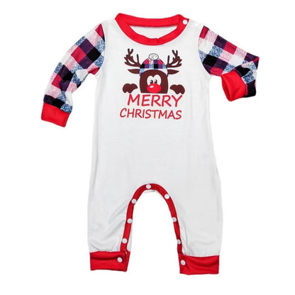Matching Checkered Christmas Pyjama Sets