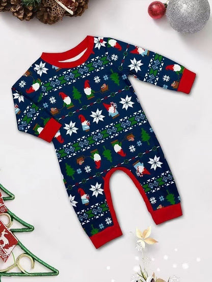 Matching Multi-print Christmas Pyjama Sets
