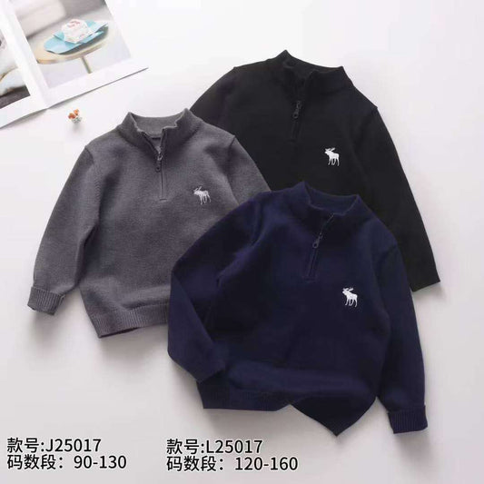 Cozy Knitted Half-Zip collar Sweaters