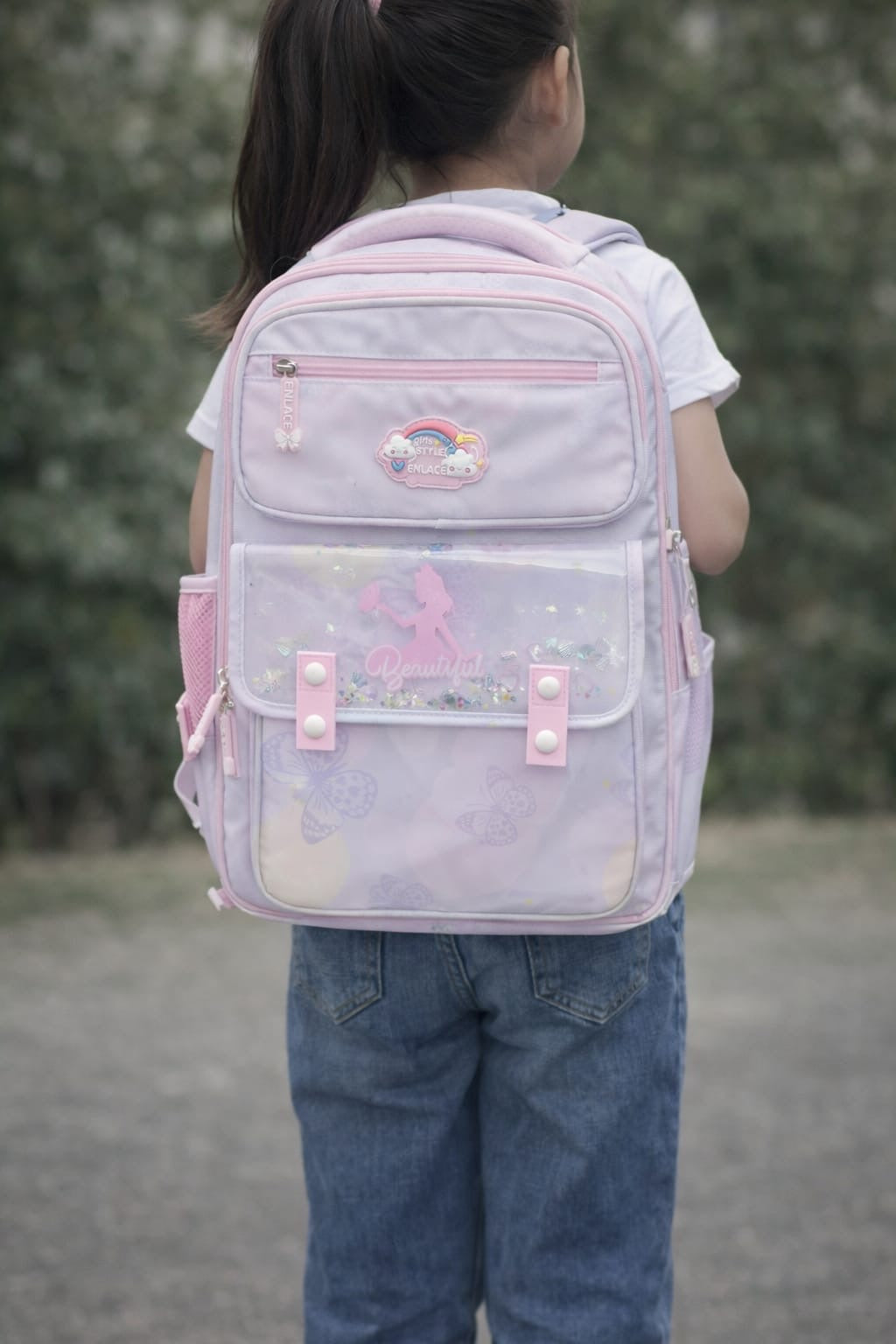 Beautiful Girls' School Bag (7-12 yrs)