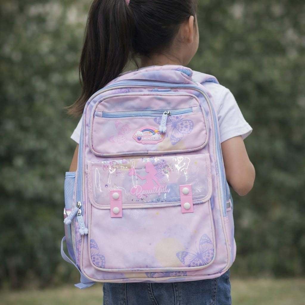 Beautiful Girls' School Bag (7-12 yrs)