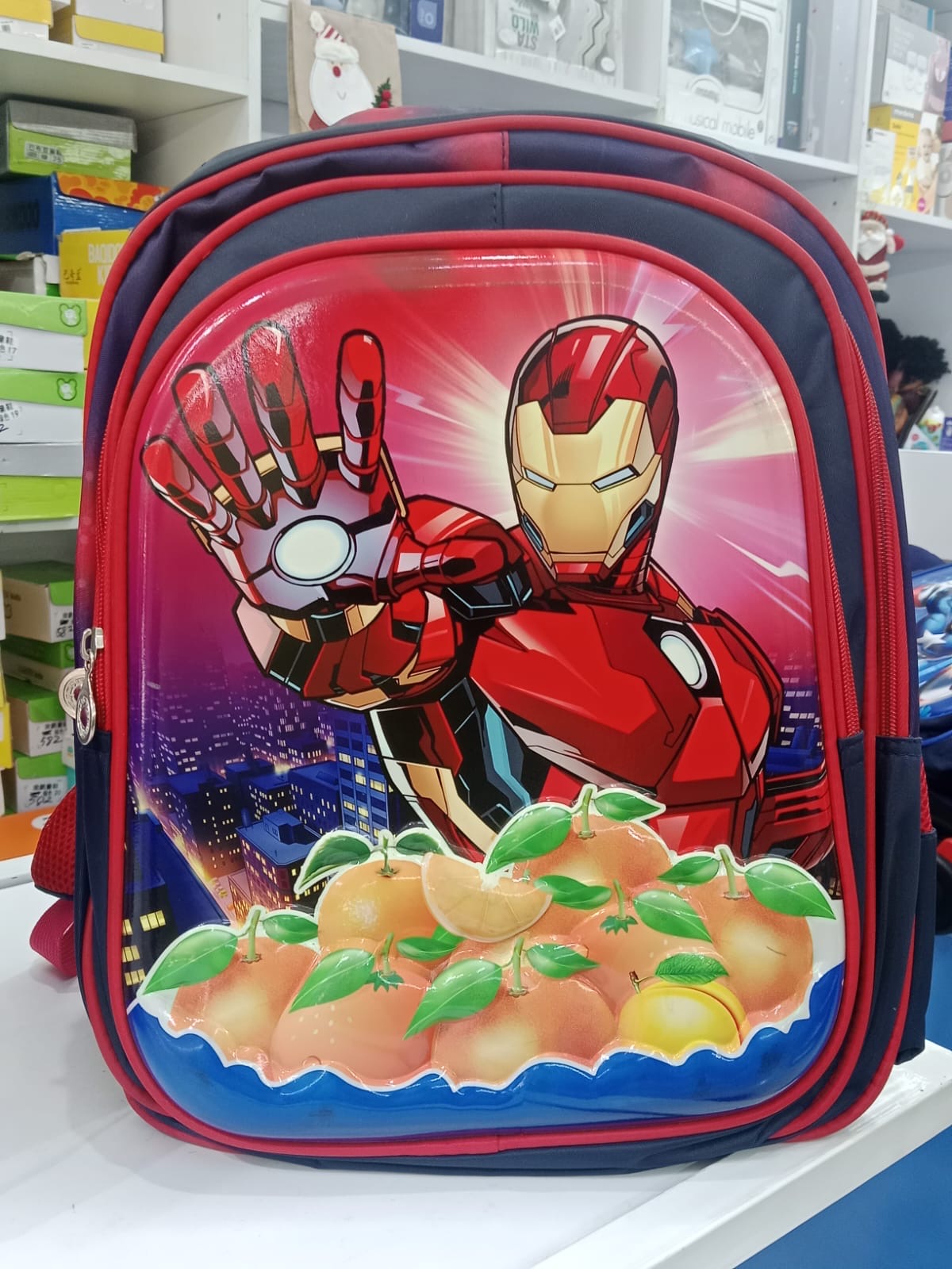 Iron Man 3D Kids' Backpack: Assemble for Adventure!