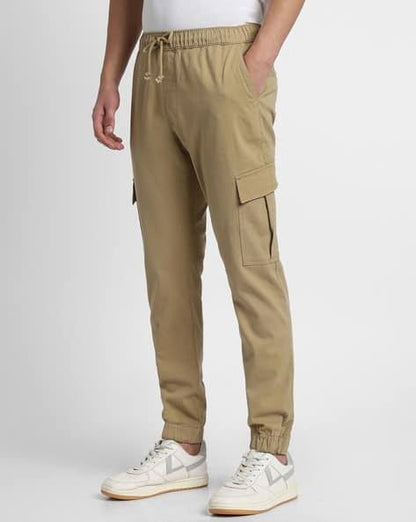 Khaki Cargo Joggers for Teenagers