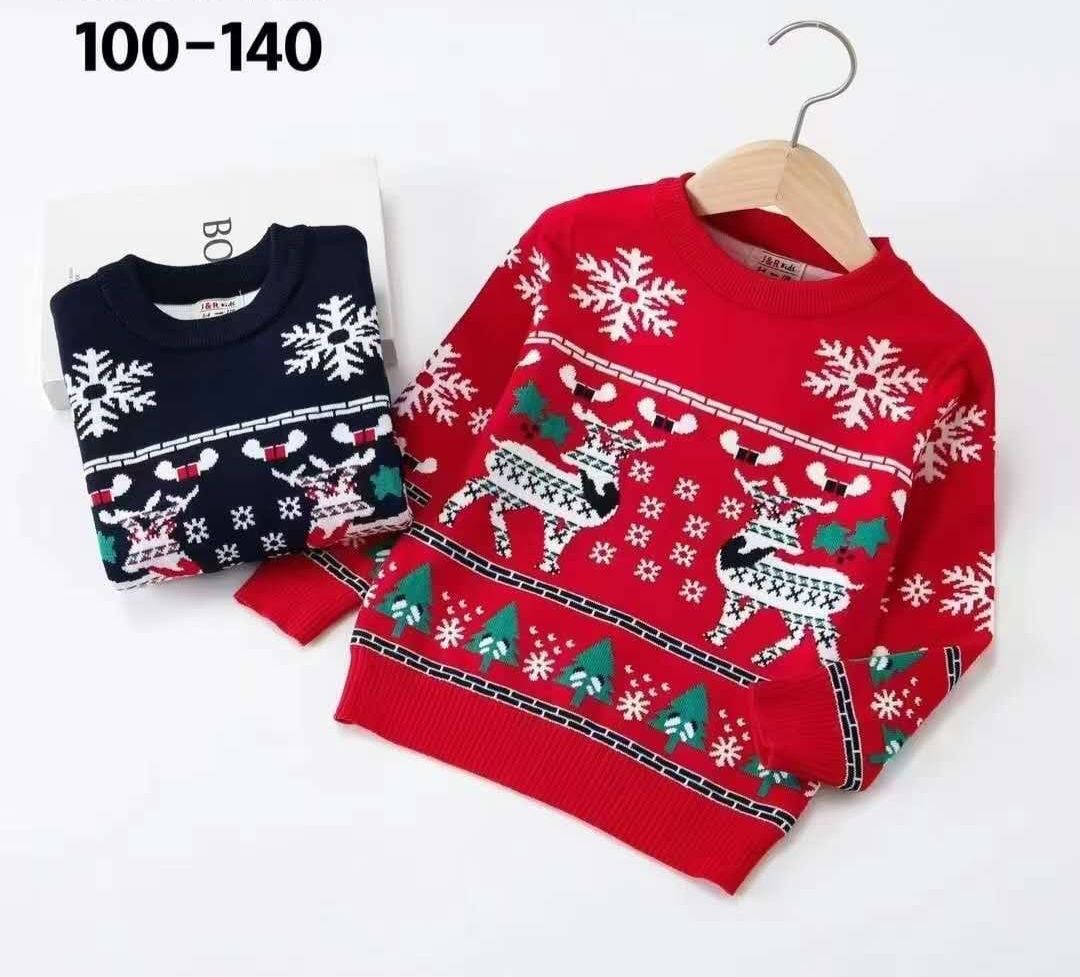 Snowflake Kids Christmas sweaters