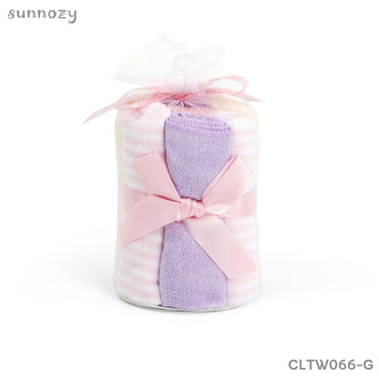 10-Pack 100% Cotton Small Terry Washcloths  for Newborns & Infant