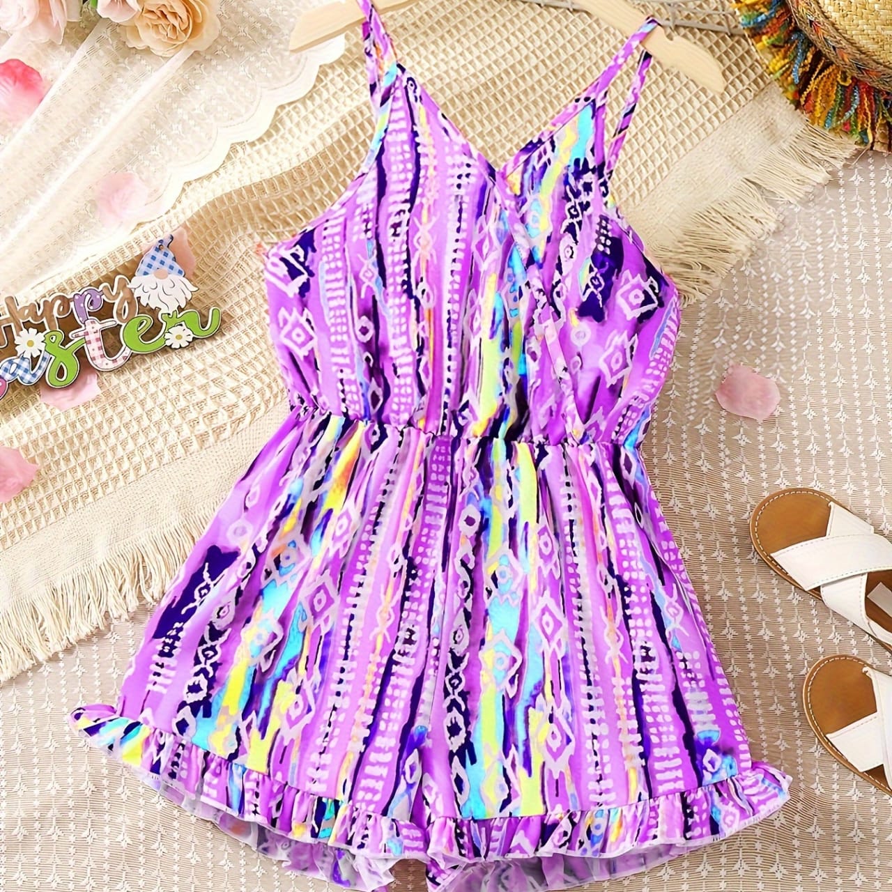 Girls’ Printed Summer Dress