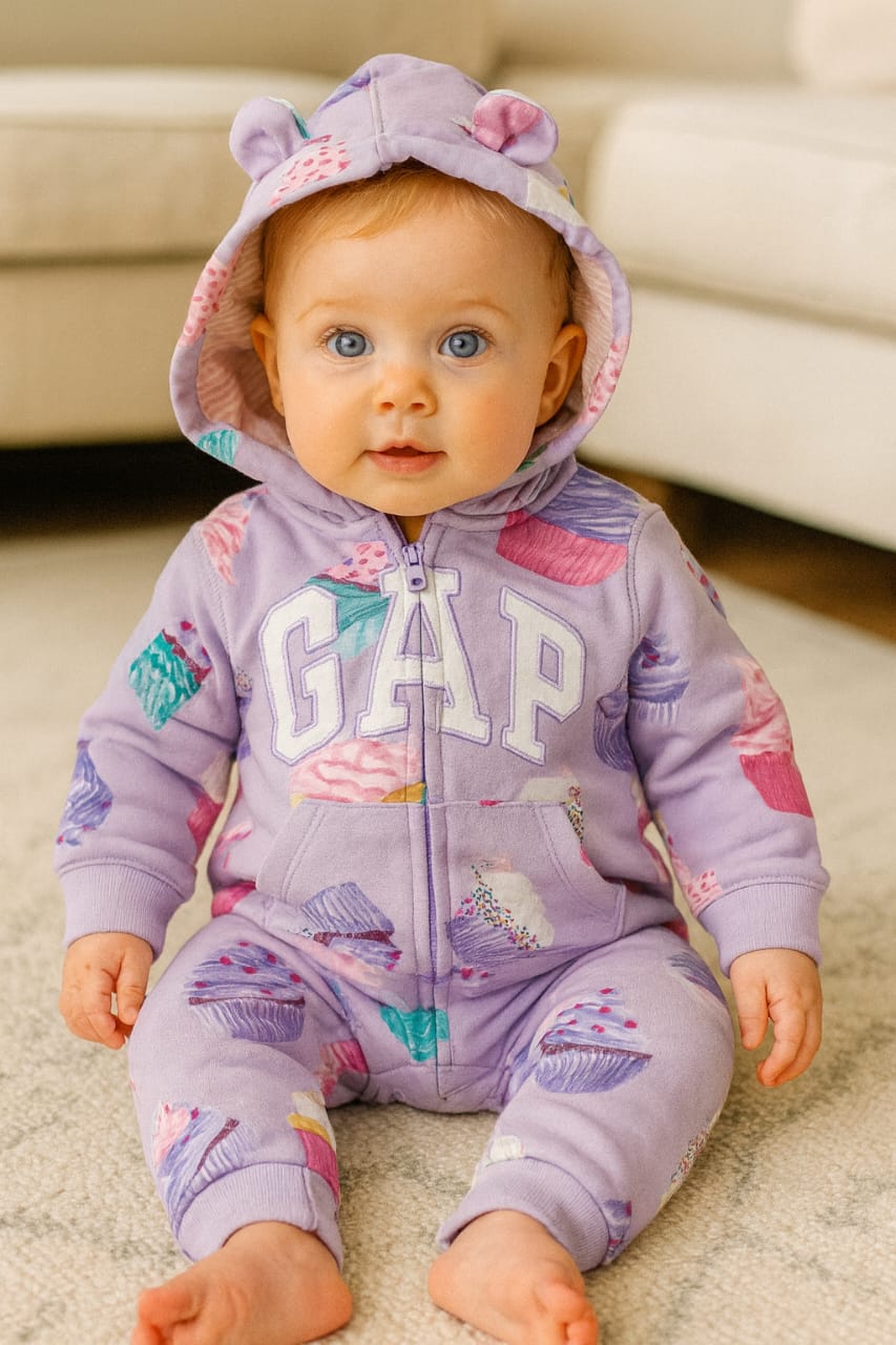 Floral GAP Newborn & Toddler Tracksuit