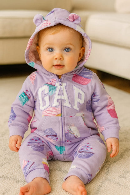 Floral GAP Newborn & Toddler Tracksuit