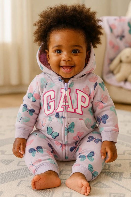 Floral GAP Newborn & Toddler Tracksuit