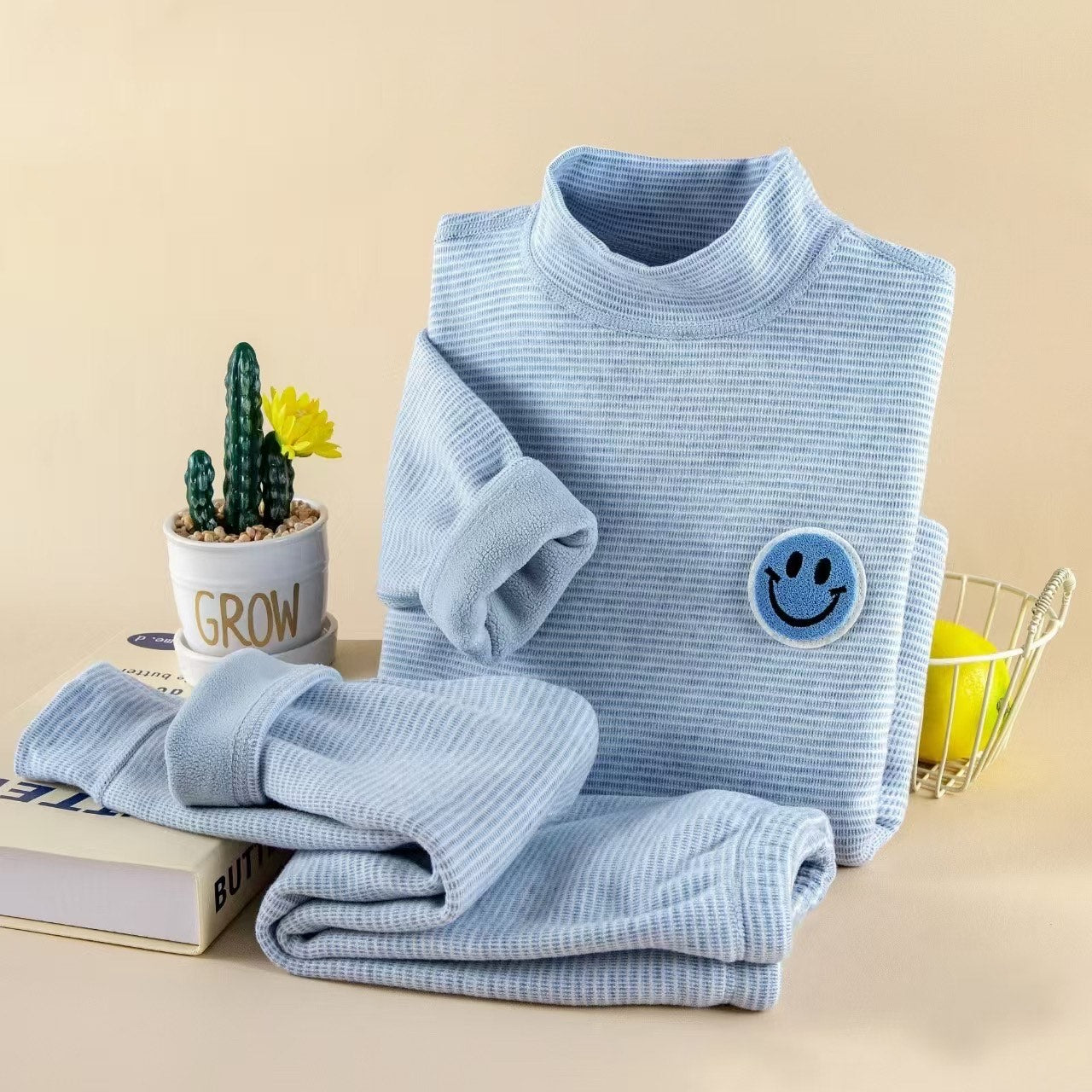 Smiley Snuggle Boys' Pyjama Set