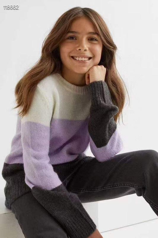 Striped Teens Sweater