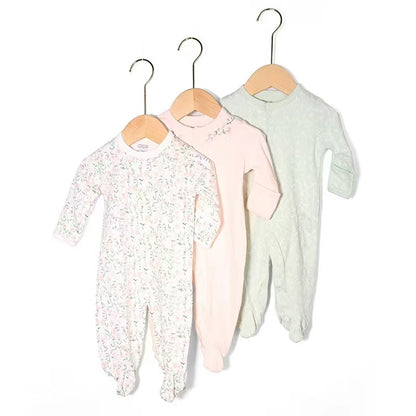 3-piece Mama's & Papa's Cotton Rompers